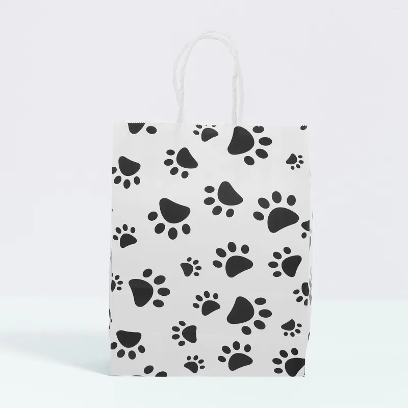 Dog Carrier 20pcs Printed Gift Sacds с ручками тематическая вечеринка Favors вкусности