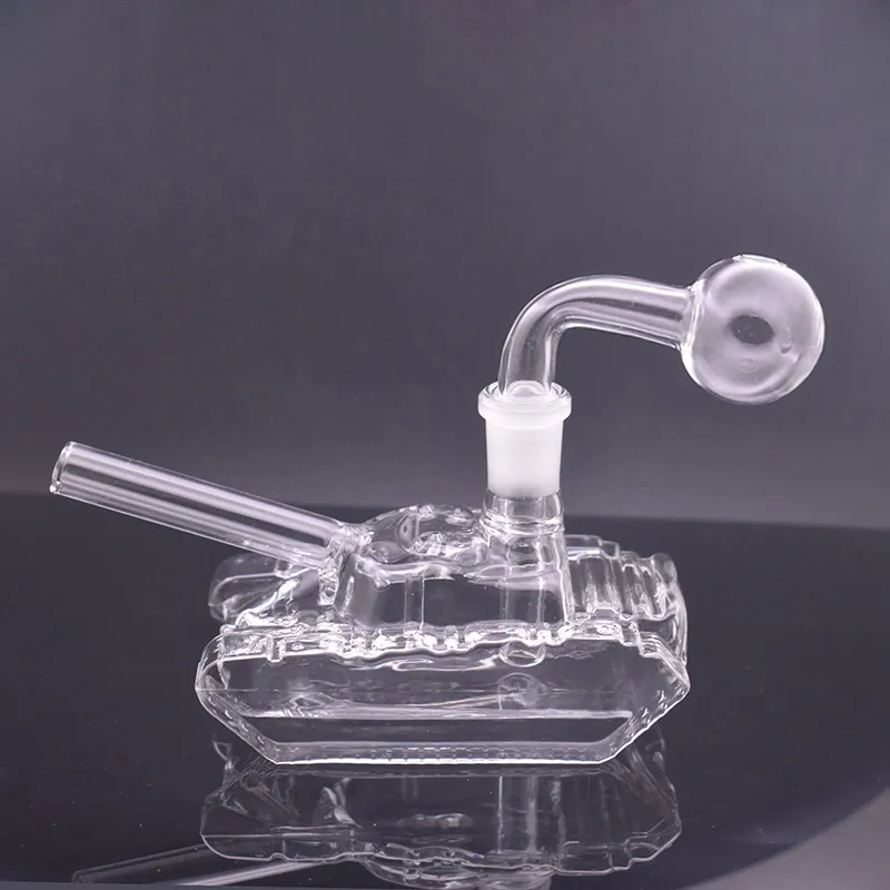 Unik design14mm fmeale oljebrännare bong vattenrör återvinnare ashcatcher tjock pyrex dab rigg tobaksrör med 30 mm oljebrännare rör billigaste pris