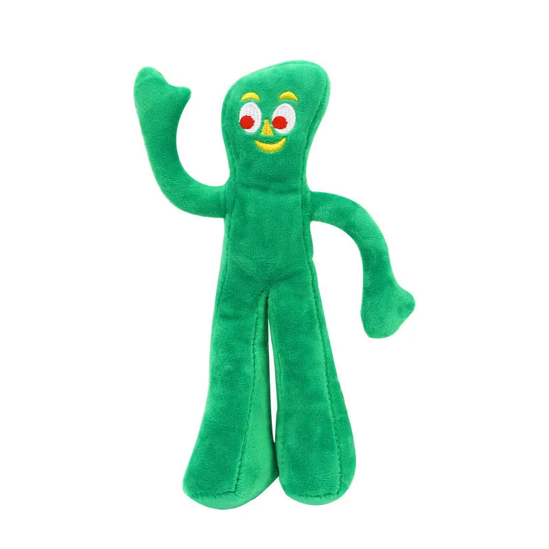 Multipet Gumby Plush Filled Dog Toy, Green, 9 inch Pack of 1