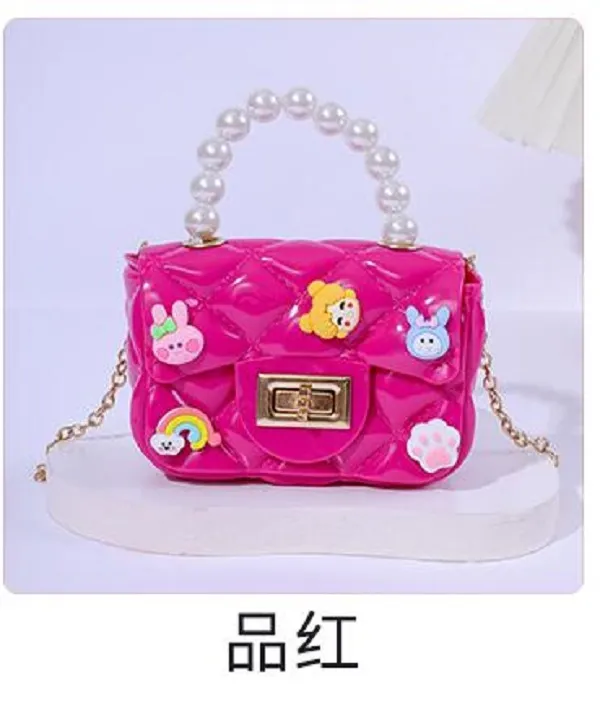 2023 new handmade patch DIY mini bag chain crossbody bag Princess bag children's coin purse Jelly bag 03