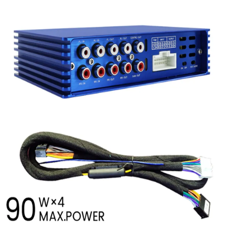 2022 Android DSP Subwoofer Amplifier For Audio, Sonido De Radio, 4x47W ...