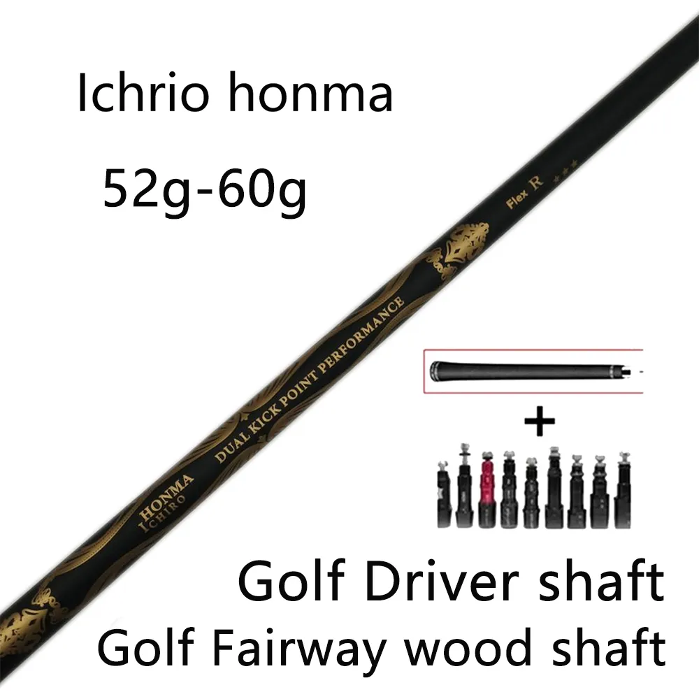 Inne produkty golfowe kierowca klubu golfowego i Wood Graphit Saft Drewno Black RSSR Flex Graphit Safts Bezpłatny montaż rękawie 230726