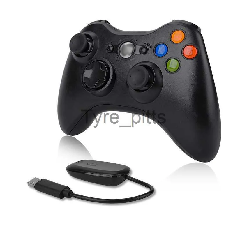 ゲームコントローラージョイスティック2.4g Xbox 360ゲームパッド用ワイヤレスコントローラーデュアル振動有線/ Xbox 360 PC用ワイヤレスジョイスティック7 8 10 Joypad X0727