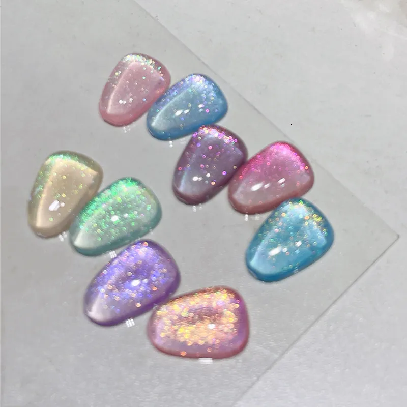 Nagelgel 9 Farben Diamantkleber Kunst Kristallpolitur Reflektierende Dekoration DIY Werkzeug 230726