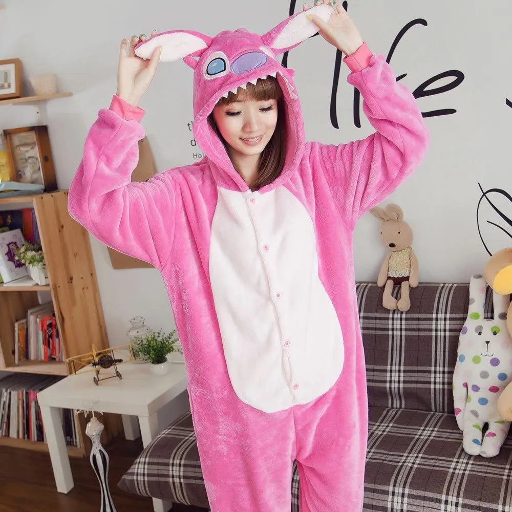 Pants Women Men Kids Cute Animal Onesie Pamas Suit One Piece Unisex Flannel Cartoon Party Costumes Anime Cosplay Jumpsuits Homewear