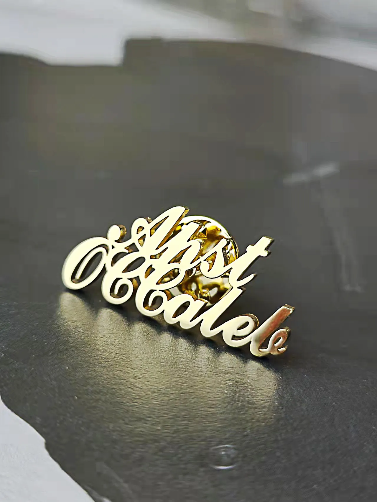 Pins Brooches Sherman Custom Name Brooch Pin Personality Stainless