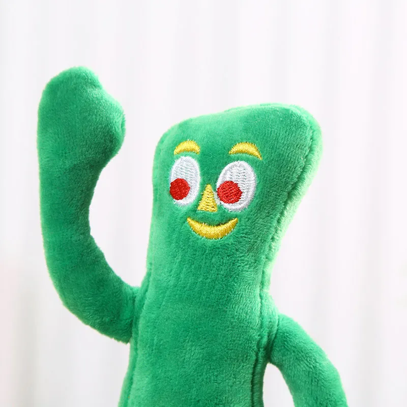 Multipet Gumby Plush Filled Dog Toy, Green, 9 inch (Pack of 1)