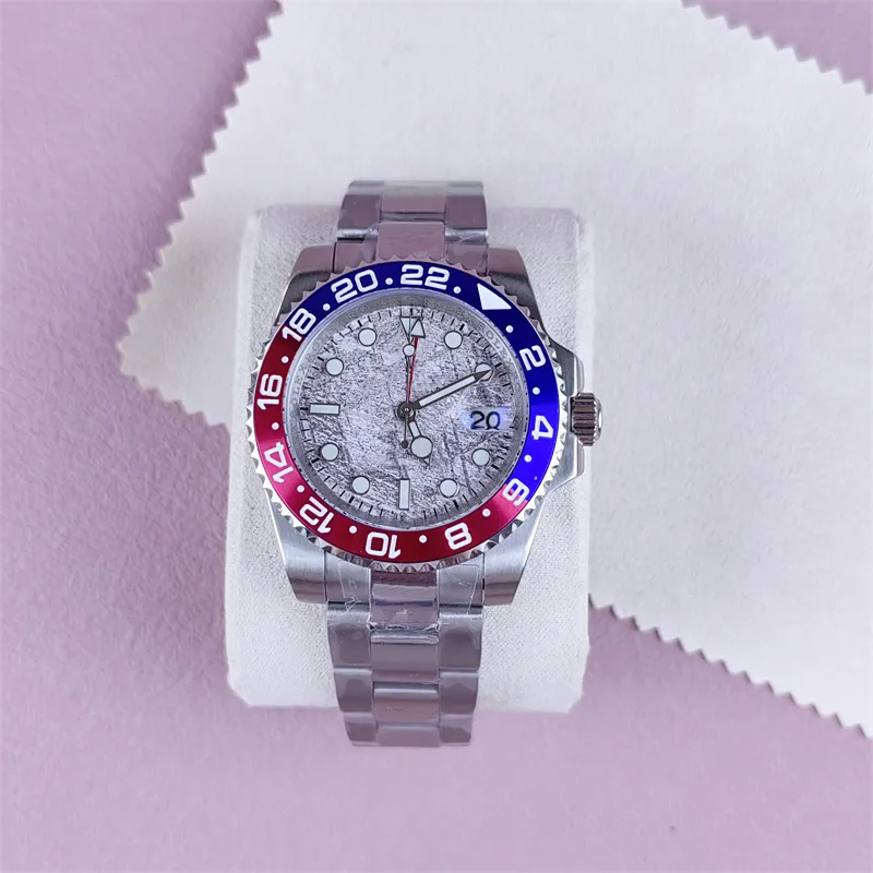 Mode femmes montre propre usine automatique montre ZDR céramique lunette 41MM montres-bracelets style rétro métal luxe mouvement montre plaqué or dh02 E23