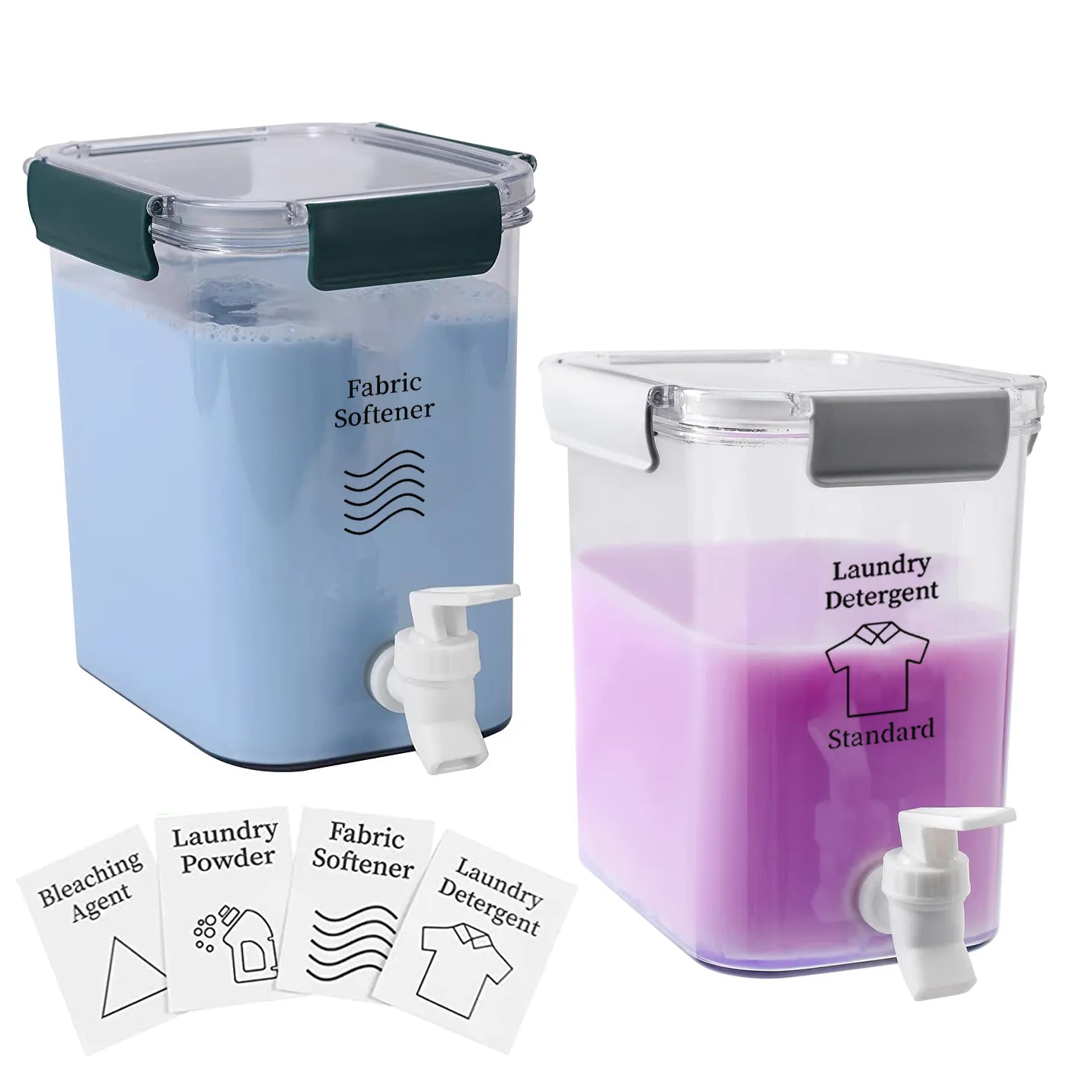 Liquid Soap Dispenser 35L Laundry Detergent Refrigerated Bucket