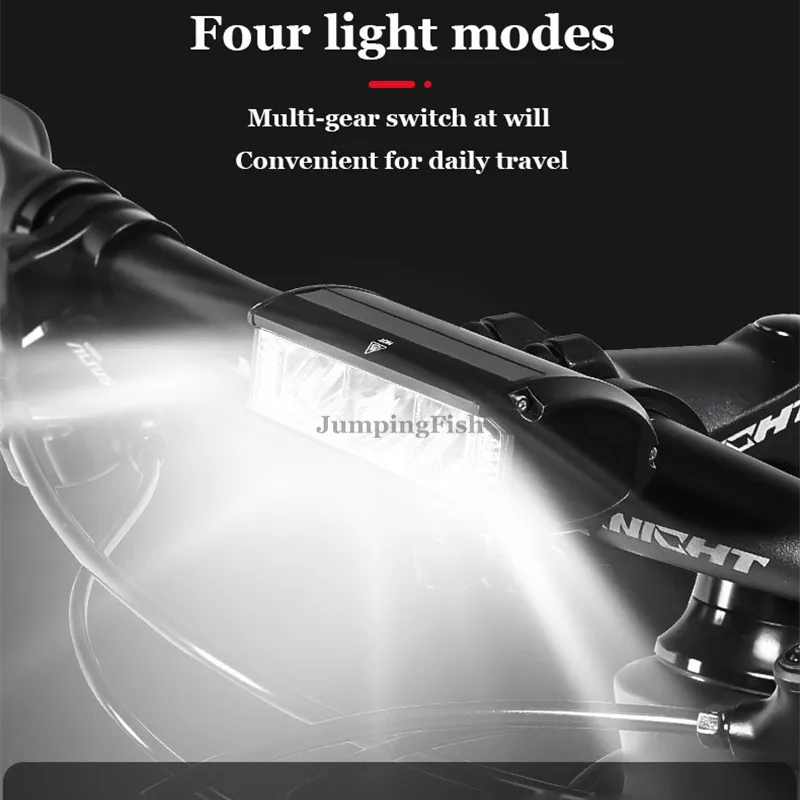 Światła rowerowe MTB Light Front Front LED LED LASHLIGHT Rower 4000 mAh i tylna reflektor Akcesoria 2307726