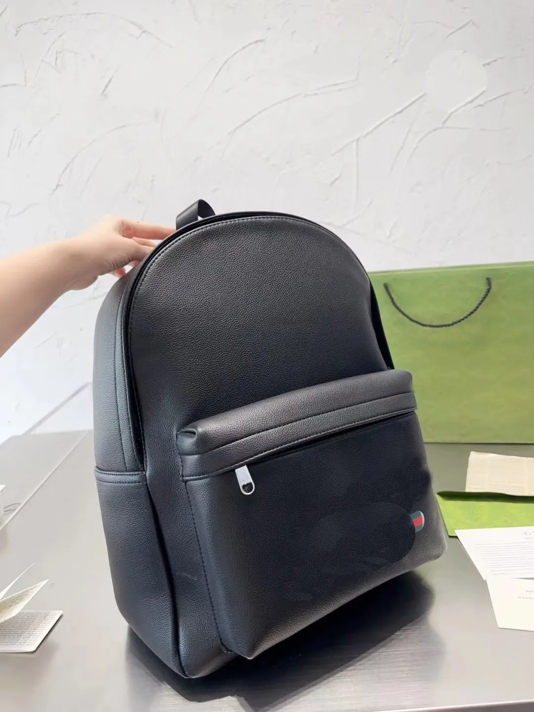 2023 neue Ankunft Rucksack Original Qualität Mode Designer Tasche Große Kapazität Student Rucksack Ikonische Muster Gedruckt Messenger Tasche Männer Damen einkaufstasche