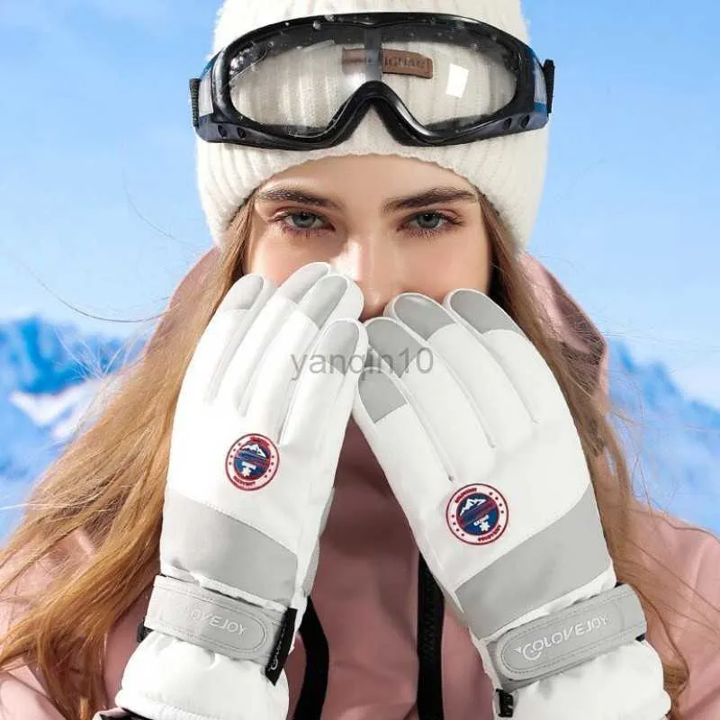 Guantes de esquí ultraligeros impermeables para hombre y mujer