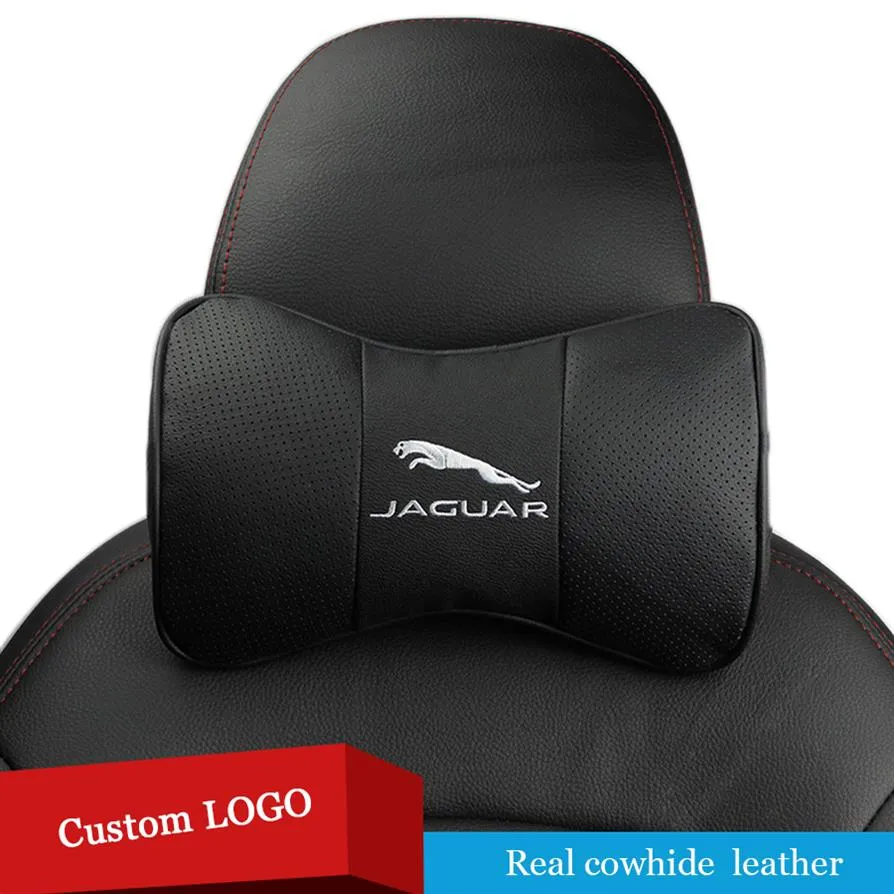 Almohada para el cuello del coche Asiento de cuero Reposacabezas para audi a3 a5 sportback A1 A4 A6 A7 A8 A6L S3 5 6 7 8 AVANT Q3 Q5 Q7 TT Autopartes Pillows228T