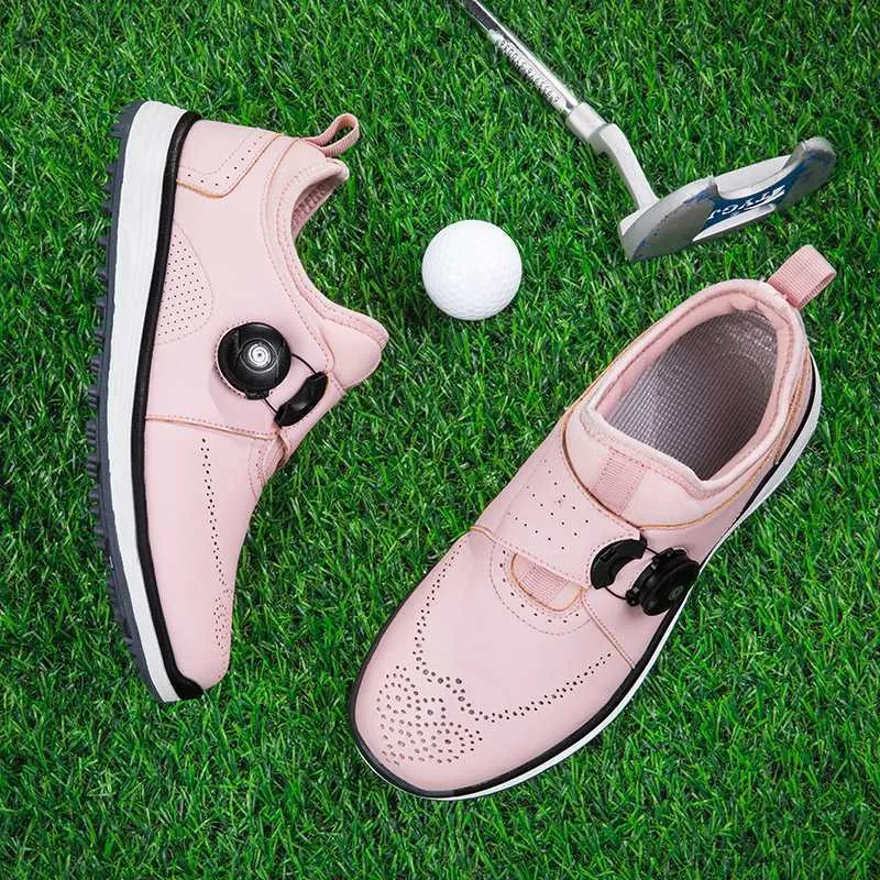 Other Golf Products New Breathable Golf Shoes Men Women Professional Golf Wears Ladies Anti Slip Golfers Sneakers Luxury Golfers Footwears HKD230727