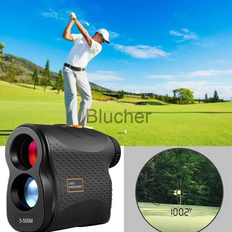 Telescopi 500M Telemetro da golf portatile Telescopio Strumento di misurazione Altimetro laser portatile multifunzionale per caccia sportiva da golf L231114