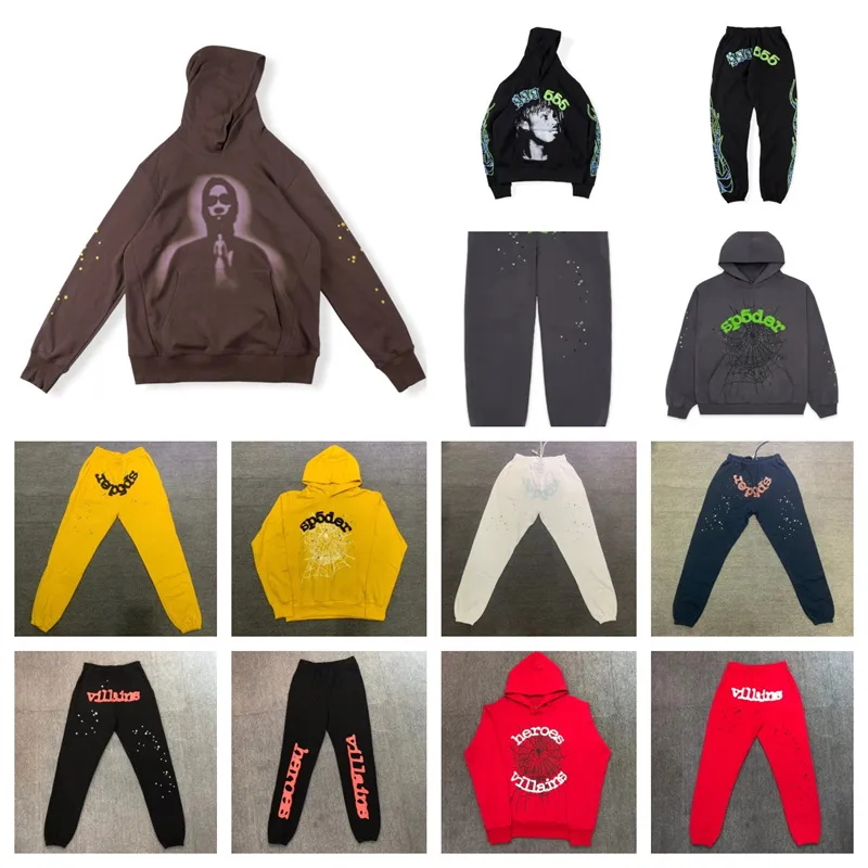 Fashion sp5der hoodies designer spindel hoodie män hoodies kvinnor män hoodie tryckning grafisk webbtröjor