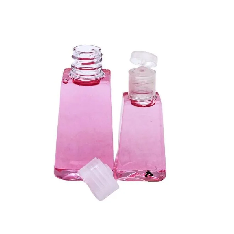 Verpakking Flessen 30Ml 60Ml Lege Handdesinfecterend Fles Hervulbare Plastic Container Transparante Cosmetische Voor Make-Up Vloeibare Lotion drop Otyli