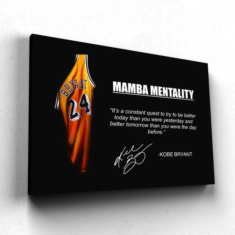 Boxes Basketball Star Jersey Mamba Spirit Inspirational Canvas Painting Affiche Printmaking Pictures Fans Room Home Decor Wall Art