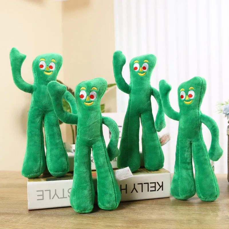 Multipet gumby plyschfylld hundleksak, grön, 9 tum (förpackning 1)