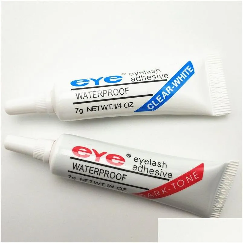 Other Health Beauty Items Eyelash Adhesive 9G 32Oz Waterproof False Eye Lash Adhesives Glue White Clear Dark Tone With Packing Dro Dh926