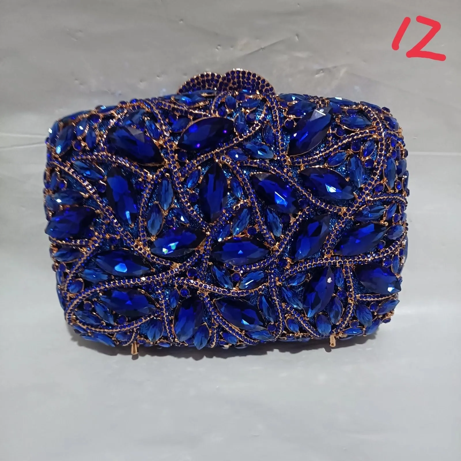 Royal blue clutch purse hotsell