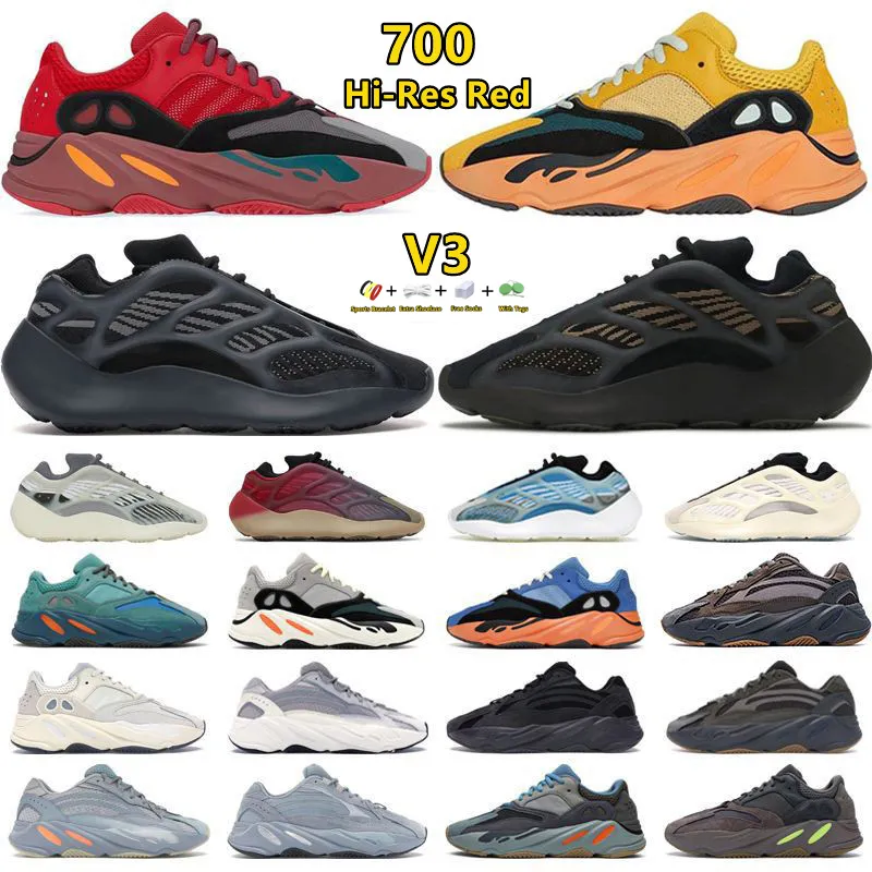 700 700s V1 V2 V3 Scarpe da corsa da uomo Hi-Res Rosso Blu Azael Azareth Copper Fade Enflame Amber Fade Salt MNVN Bone Cream Magnet Uomo Donna Scarpe da ginnastica Sport Sneakers