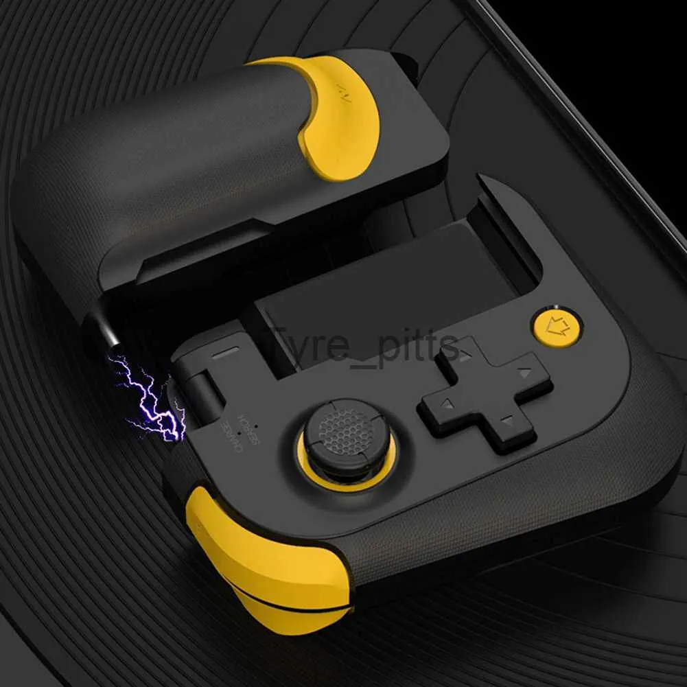 Spelkontroller Joysticks Deformerble Smart Phone Gamepad för PUBG Android iOS Game Bluetooth-kompatibla trådlösa Controller-tillbehör X0727