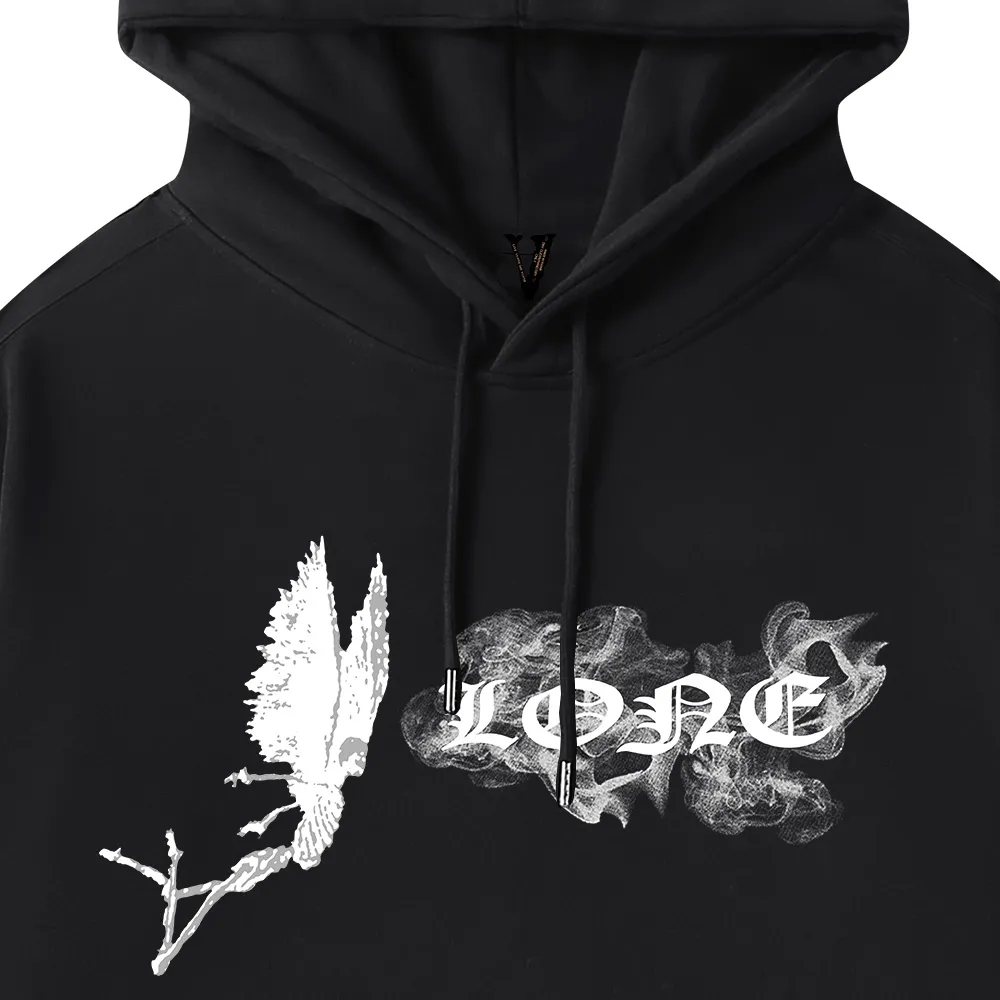 Vlone top smoke hoodie
