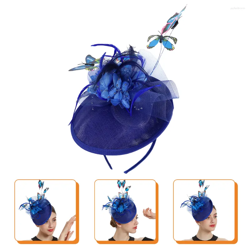 Bandanas Papillons Fascinator Chapeau Bandeau Tea Party Pillbox Pour Cocktail De Mariage