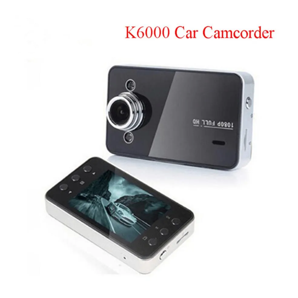 K6000 DVR de voiture 1080P 2 4 pouces Full HD Enregistreur de nuit Tableau de bord Vision Veicular Caméra dashcam Carcam Enregistreur vidéo Car Dvr K60248S