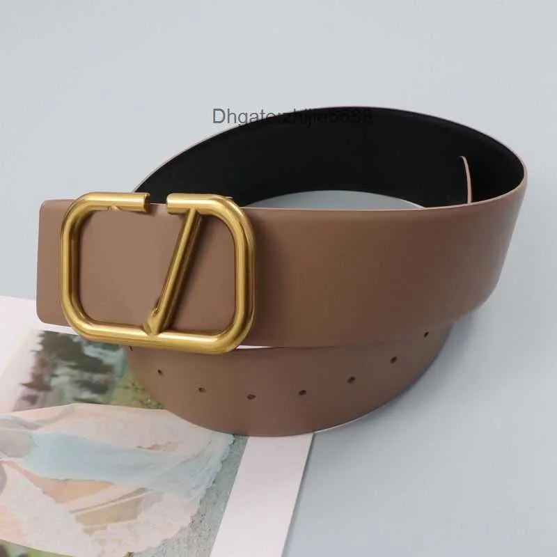 business valentino 7cm Unisex designer accessories belt cowhide trendy mens belts cinturones brass adjustable suit smooth v party buckle luxury belts fa
