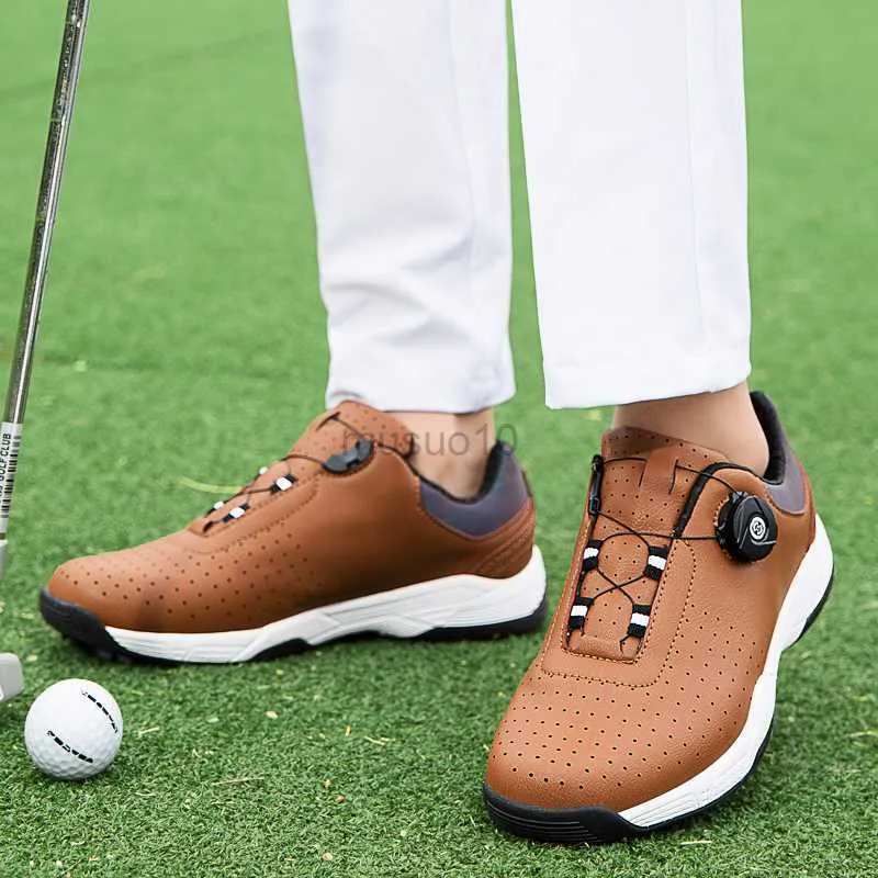 Golf professionnel hommes chaussures de golf pour femmes classique décontracté Golf Sport formation chaussures confortable anti-dérapant Golf Traienrs hommes baskets HKD230727