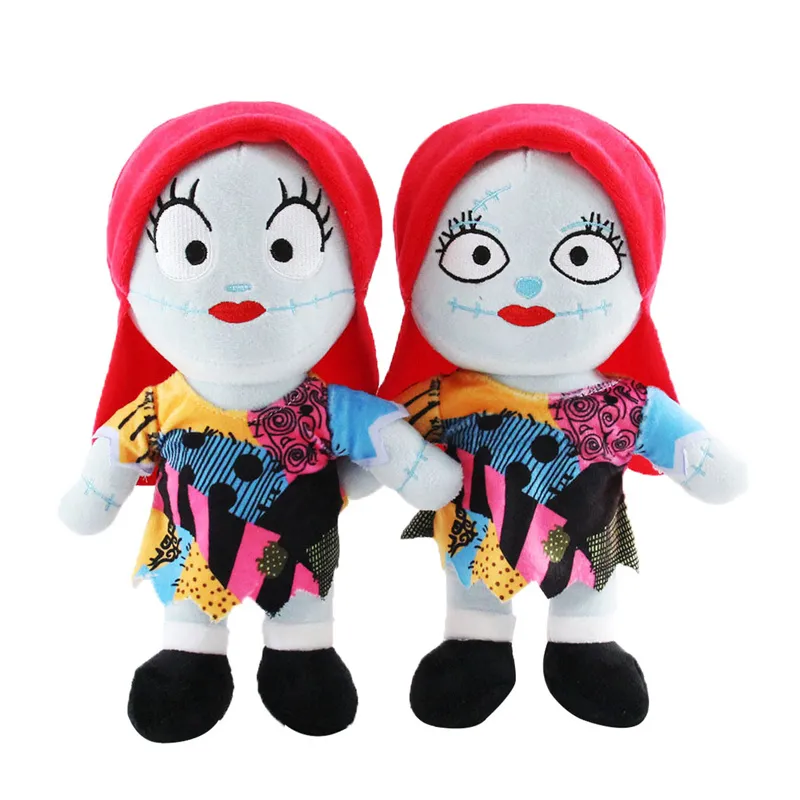 Peluche ripiene Scheletro di Halloween Jack Thriller Fidanzata Bambola Lisa Compagno di giochi per bambini Decorazione domestica Ragazzi Ragazze Compleanno Festa dei bambini Natale 25cm UPS