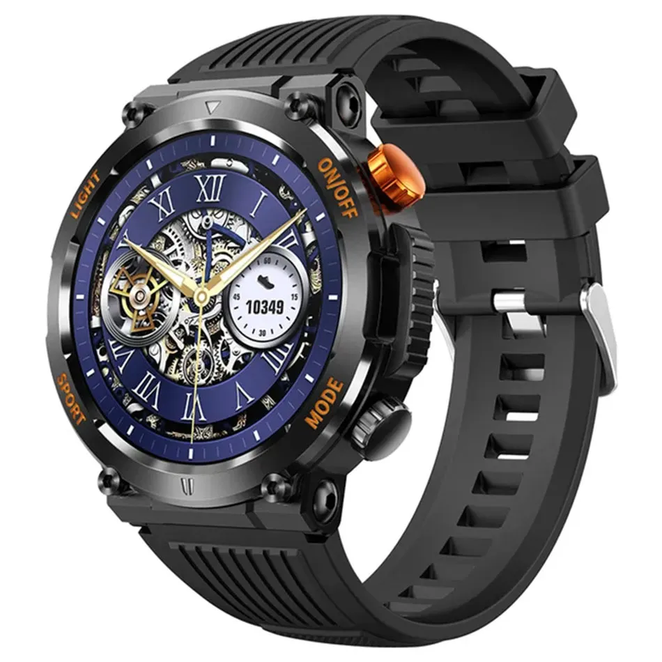 HT17 Smart Watch Men Men Compass Led Lighting Outdoor Sport Bluetooth Call 1 46 450 Ihammi 2 225 DHgate
