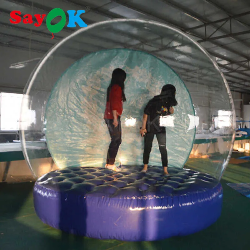Wholesale 3m Inflatable Christmas Snowball Bubble Tent With Wilden Pump ...