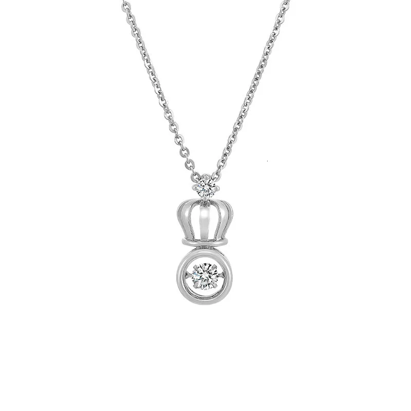 Naszyjniki wisiorek SPN3 Srebrny Celtics Claddagh Design Hand Heart Love Wendant Kołnierz Fine Jewelry 230727