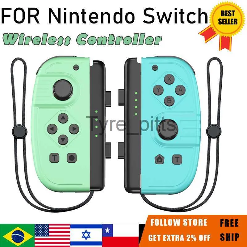 ゲームコントローラージョイスティックワイヤレスジョイスティックBluetoothコントローラーゲームパッド6軸ゲームMando Joypad for Nintendo Switch/PC/Andriod X0727