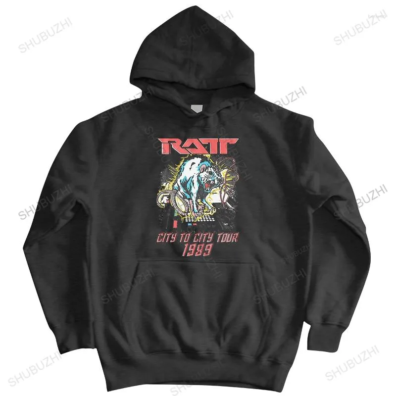 Men's Hoodies Mens Cotton Shubuzhi Pullover Ra80s Band Rat On Studio Music Controller Adult CITY TO TOUR 1989 Unisex Hoody