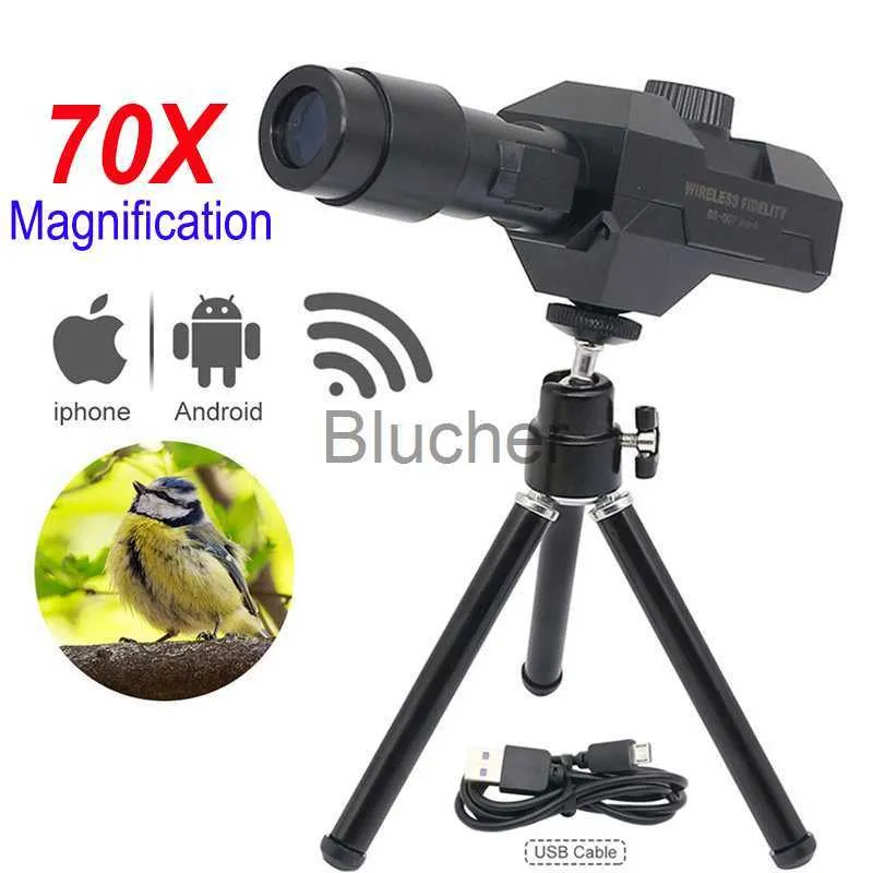Telescopes Million Pixel 70X WIFI Digital Telescope Objective Lens