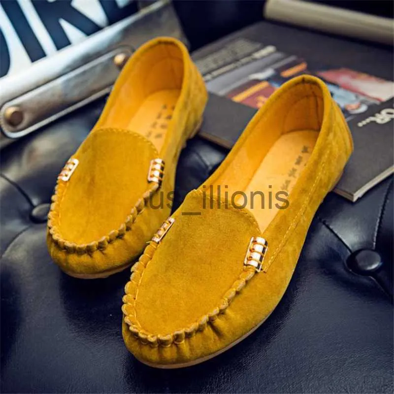 Dress Shoes Casual Flat Shoes Spring Autumn Flat Women Shoes Slips Soft Round Toe Plus Size Denim Flats Jeans Loafers Zapatos Mujer J230727