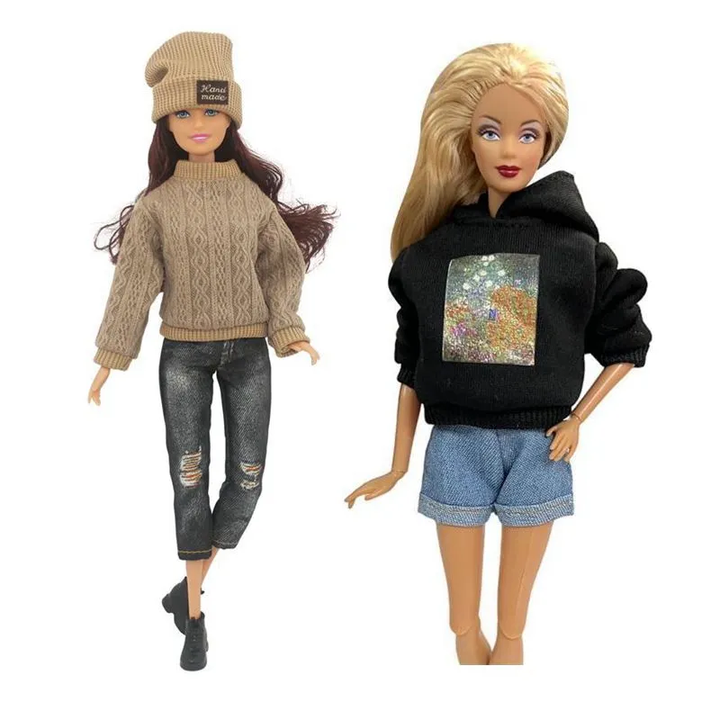 Kawaii Item Moda Boneca Roupas Crianças Brinquedos Dolly Acessórios Inverno  Casaco Usar Chapéu Sapatos Bolsas Para Barbie DIY Menina Jogo Presente De  $33,05