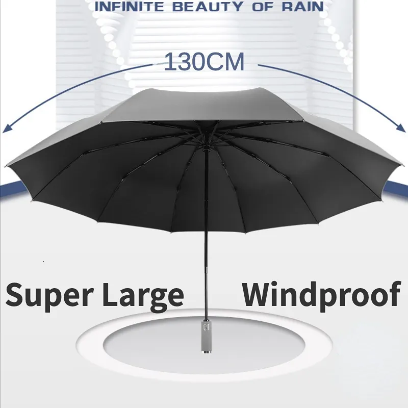 Parapluies Coupe Vent Fort Super Grand Parapluie Pliant Entièrement  Automatique Pour Hommes Affaires Étanche Pare Soleil Ombre Uv Grand 230627  Du 20,62 €