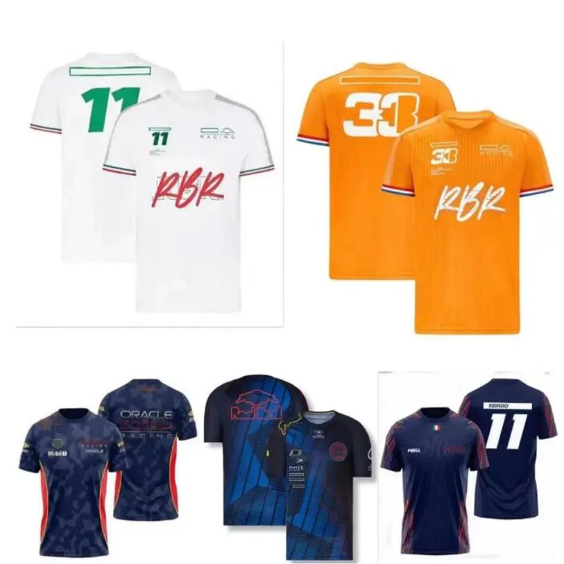 Camisas de corrida F1 novas camisas de manga curta para esportes de equipe do mesmo estilo custom264Q