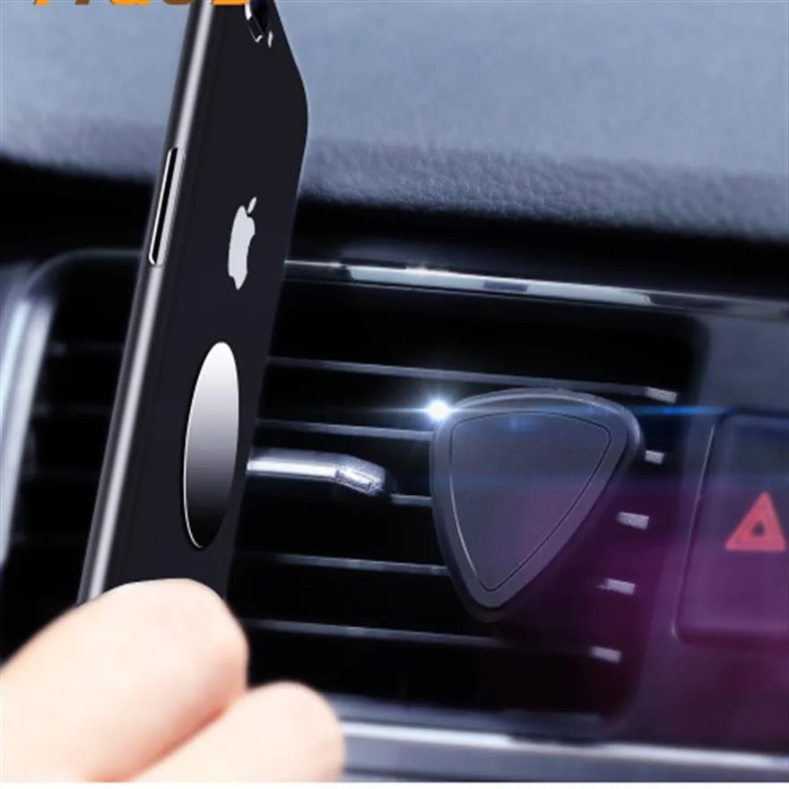 Support de voiture automatique Mini support d'évent magnétique support de téléphone portable universel pour Iphone 7 Plus Xiaomi voiture Stand225p