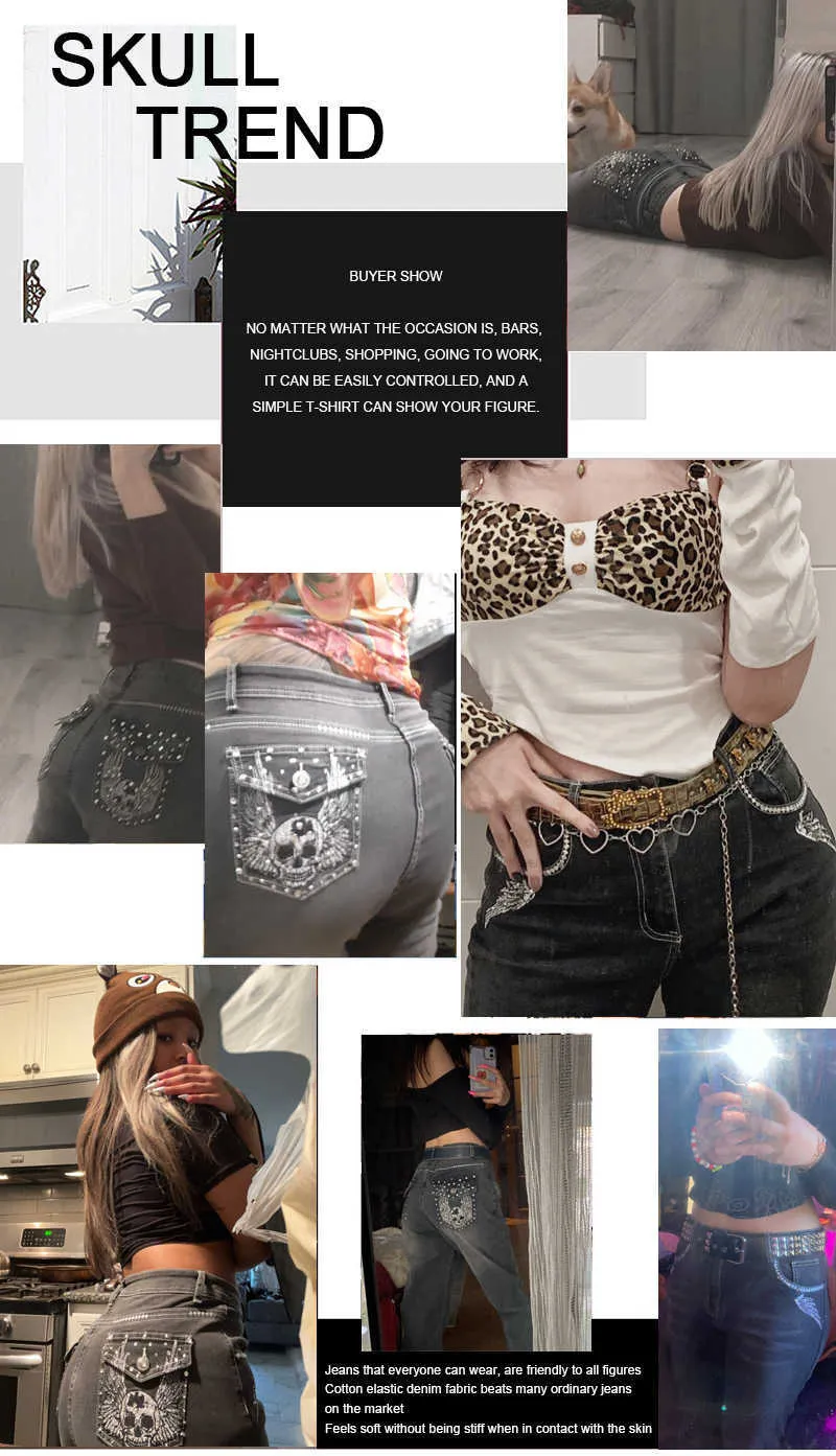 2022 Fashion Womens High Waist Straight Petite Jeans For Women 