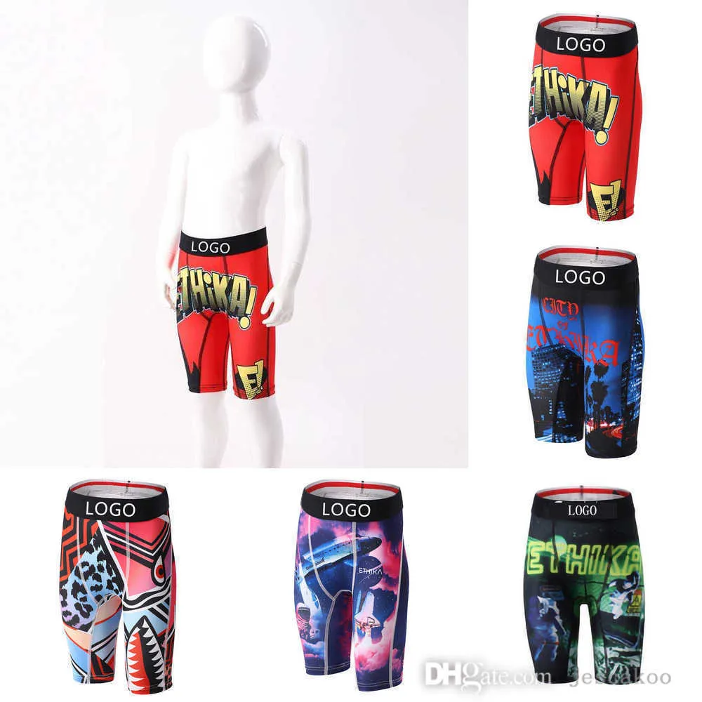 Kinderen Jongens Ondergoed Slipje Designer Boxer Briefs Casual Sport Korte Zwembroek Cartoon Strand Shorts Boxers Merk Man