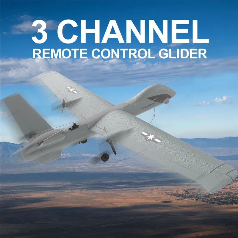 Aircraft Modle Flying Model Gliders RC Plane 2.4G 2CH Predator Z51