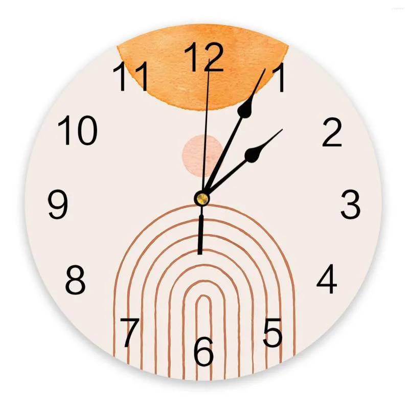 Wandklokken Moderne Geometrie Art Clock Woonkamer Home Decor Grote Ronde Mute Quartz Tafel Slaapkamer Decoratie Horloge