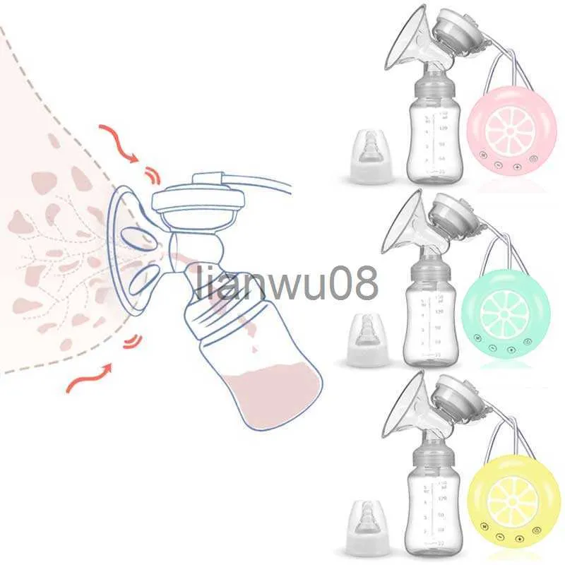Breastpumps Electric breast pump unilateral and breast pump manual silicone breast pump baby breastfeeding accessoriesWith pacifier and bot x0726