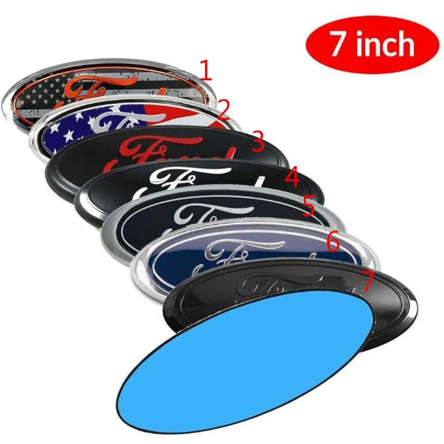 7 Inches For Ford Badge Front Rear Emblem Sticker For F150 F250 Exploror - Foto 7